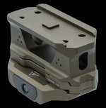 Strike T1 Riser Mount modular co-witness heights Flat Dark Earth T1RISERFDE