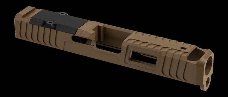 Zaffiri Precision IBS Glock 19 Gen3 RMR Cut Slide FDE