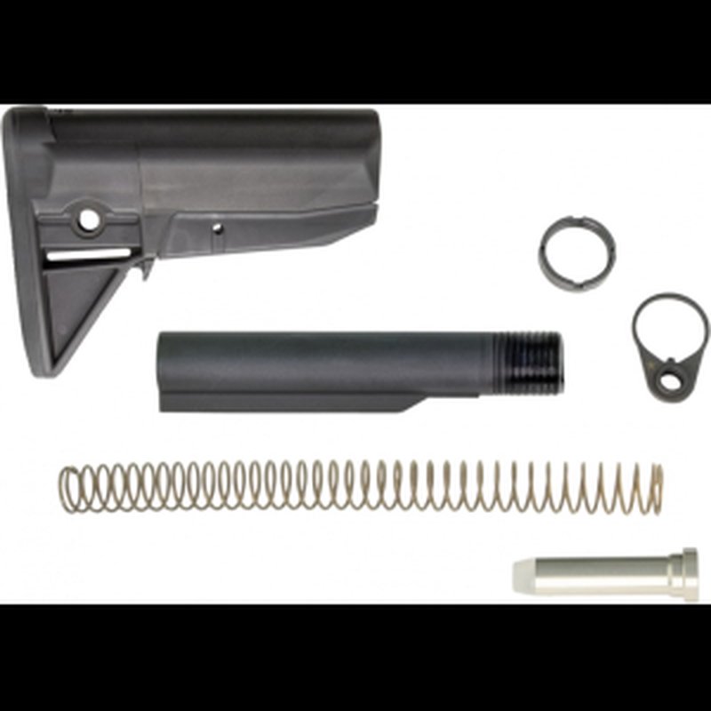 Bravo GFSKMOD0BLK BCMGunfighter AR-15 Mod 0 Stock Kit Polymer/Aluminum Black