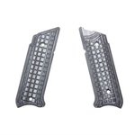 Pachmayr Ruger Mk IV G10 Grips Gray/Black Grappler