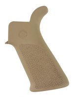 Hogue AR Platform OverMolded Grip Desert Tan Beaver Tail