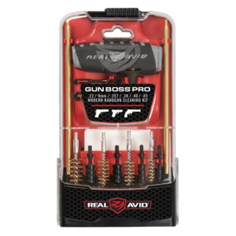 Real Avid Gun Boss Pro handgun cleaning kit AVGBPRO-P