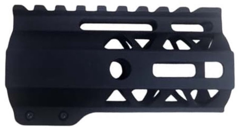 OpticsPlanet Exclusive Moriarti AR-15 4in M-LOK Diamond Cut Slim Profile Free Float Handguard MA15-US-4-DMD