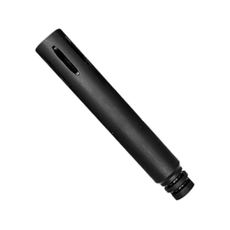 KAK Retro Extended Flash Hider 1/2"-28 Thread 9mm Steel Matte