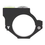 Vector Optics ACD Mount Ring 25.4mm Tube 6063-T6 Matte w/ Offset Bubble Level & Compass Black