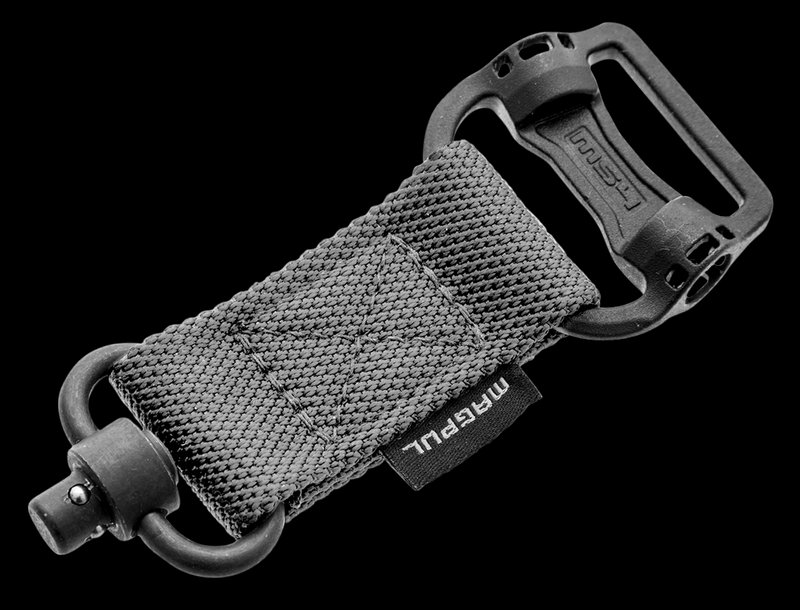 Magpul MAG519-GRY MS1/MS4 Sling Adapter Gray Melonite Steel Nylon Webbing