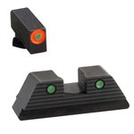 AmeriGlo Trooper Night Sight Set for Glock MOS - Green/Orange GL-816
