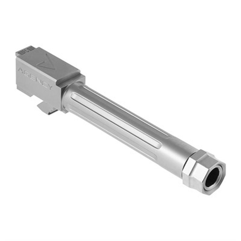 Agency Arms Gen 5 G19 9mm Threaded Mid Line Barrel 4.02 in Stainless 1/2-28