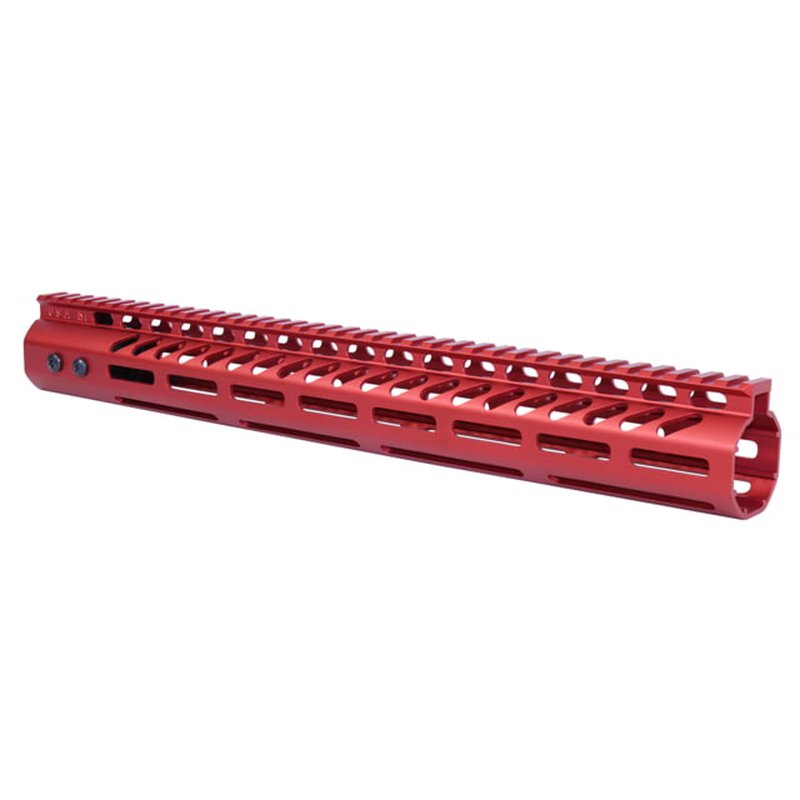 Guntec USA .308 Caliber Ultra Lightweight Thin M-LOK System Free Floating Handguard w/Monolithic Top Rail