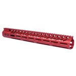 Guntec USA .308 Caliber Ultra Lightweight Thin M-LOK System Free Floating Handguard w/Monolithic Top Rail