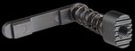 Strike Industries AR Magazine Catch With 6061-T6 Aluminum Release Button Black ARSMCBLK