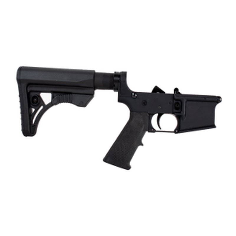 BC-15 | Multi-Caliber Forged Lower Assembly | Black Anodized | Upgraded UTG Tactical Stock