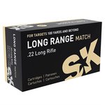 SK Long Range Match .22 LR Ammunition 40gr Lead Round Nose