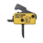 BHA Precision AR-15 Drop In 3.5 lb Golden Hawk Single Stage Flat Trigger