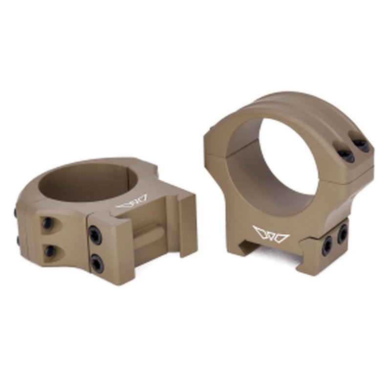 Warne HyperLite Picatinny Rings 30mm High Dark Earth