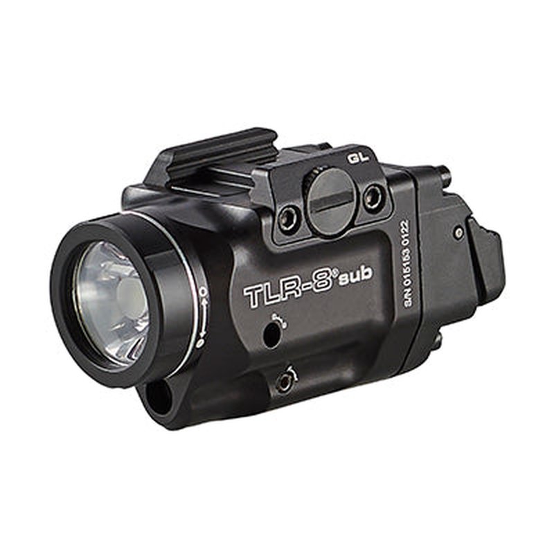 Streamlight TLR-8 SUB Gun Light with Red Laser, 500-Lumen LED