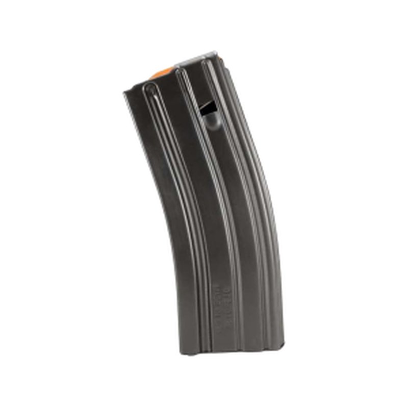 AR-STONER SS Magazine AR-15 223 Remington, 5.56x45mm, 300 AAC Blackout, 30-Round Curved Body with Anti Tilt Follower Stainless Steel Black