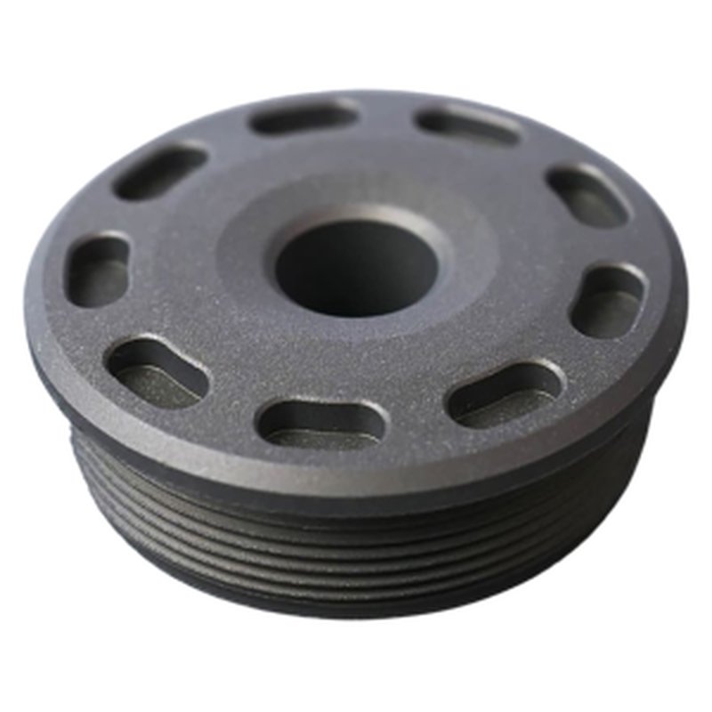 SilencerCo Bravo Flat Front Cap 7.62mm for Omega Titanium