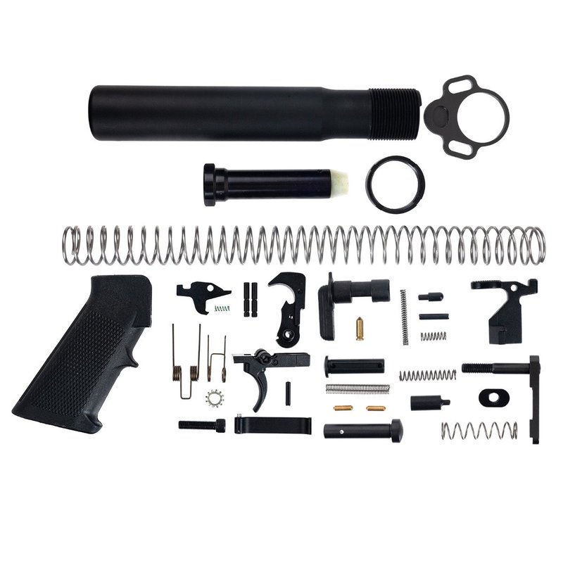 PSA Classic Pistol Lower Build Kit With Double Loop Latch Plate