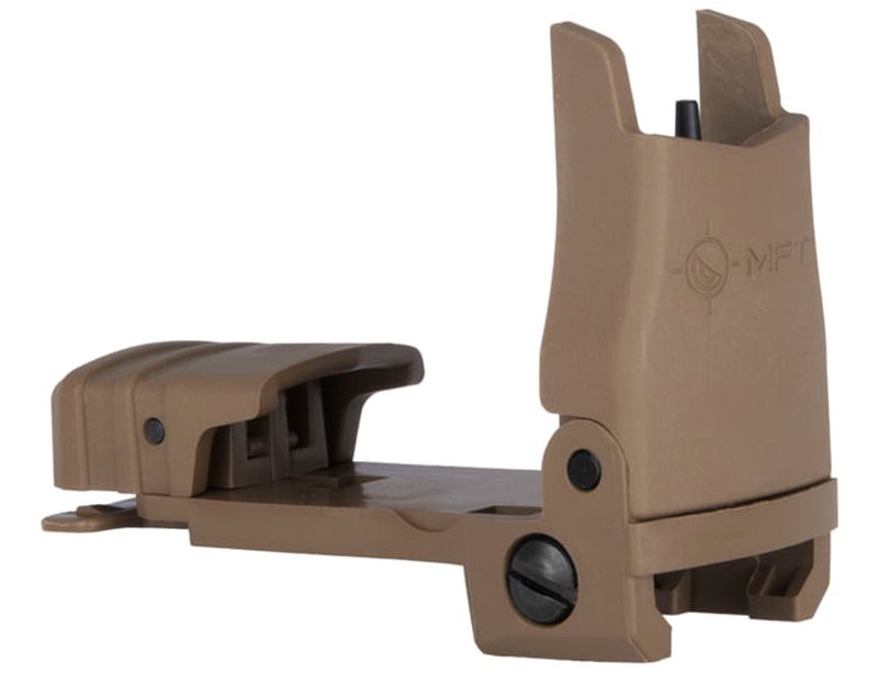 Mission First Tactical Polymer Flip Up Front Sights w/ Windage Adjustment BUPSWF-SDE Color: Scorched Dark Earth