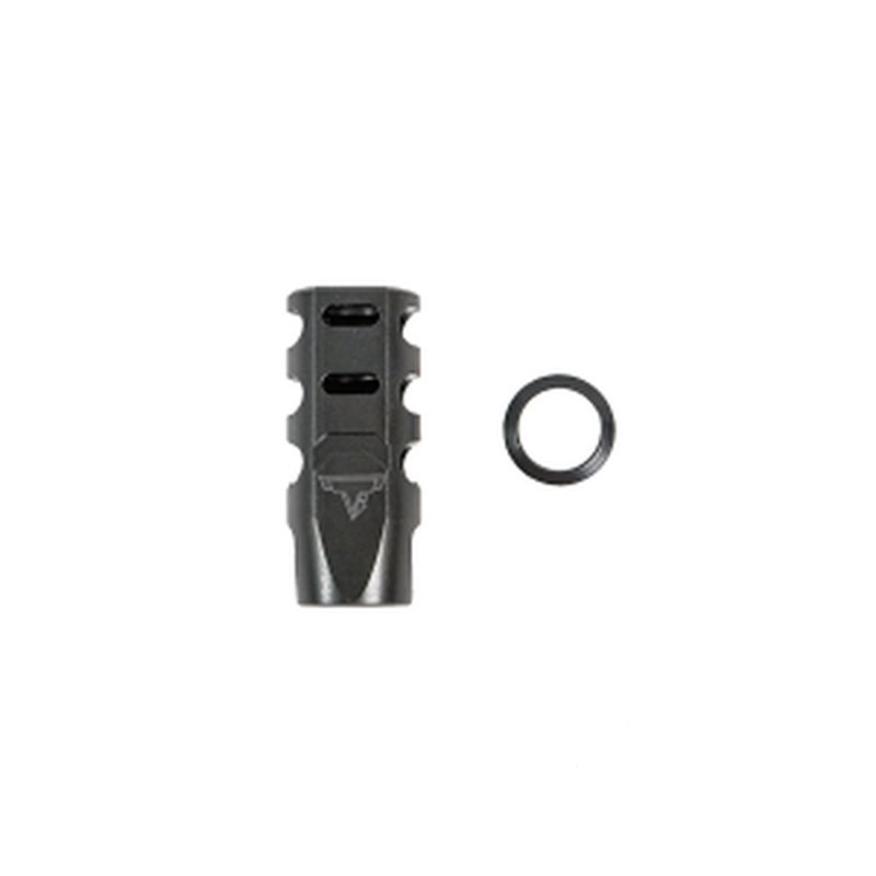 Taran Tactical MPX 9mm Compensator 13.5x1 LHM Thread 3-Port Stainless Steel