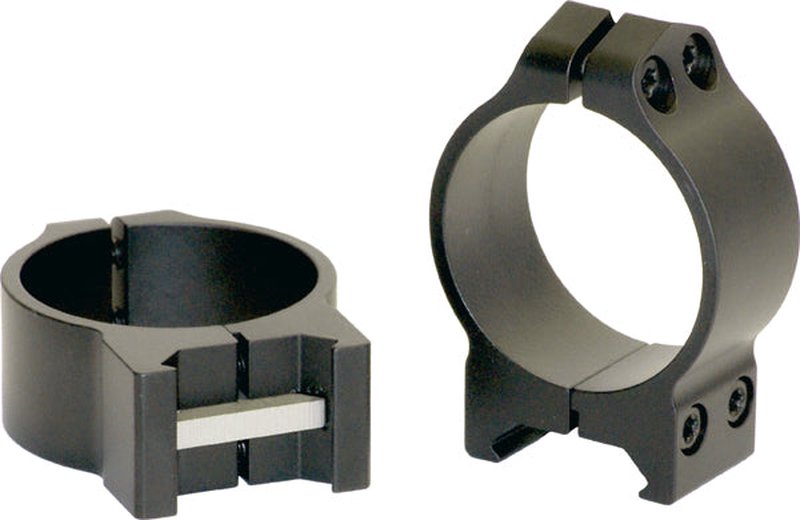 Warne Scope Mounts Maxima 34mm High Steel Scope Rings Matte Black Weaver Picatinny