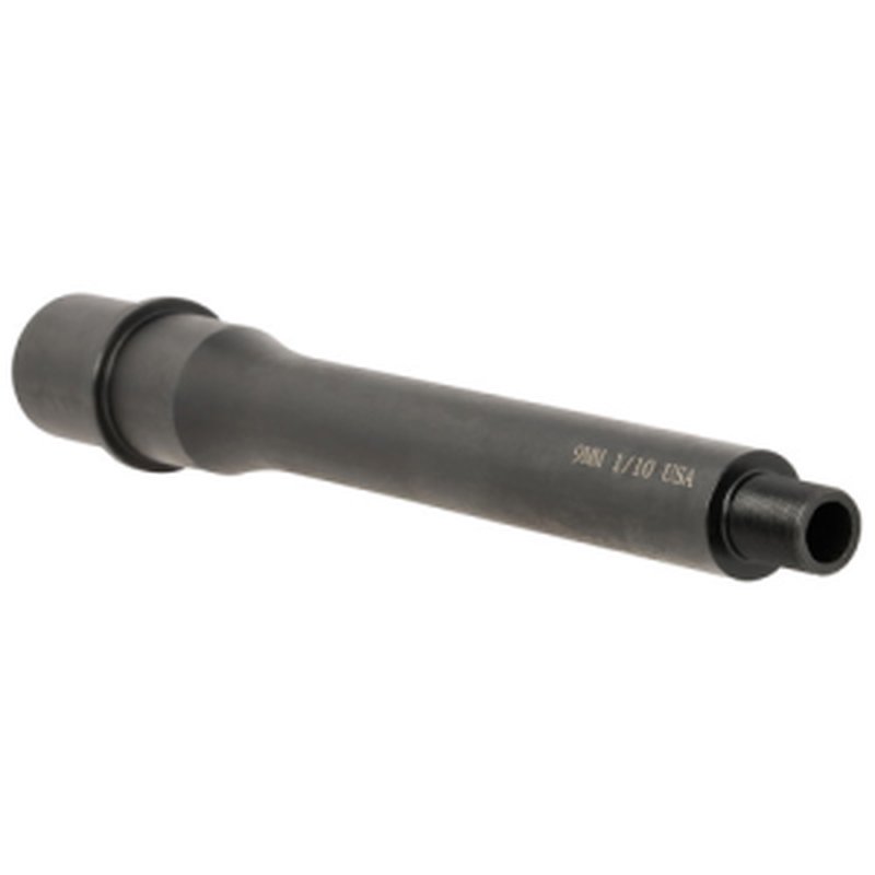 TACFIRE AR Barrel 9mm 7.5" Threaded Black Fits AR-15