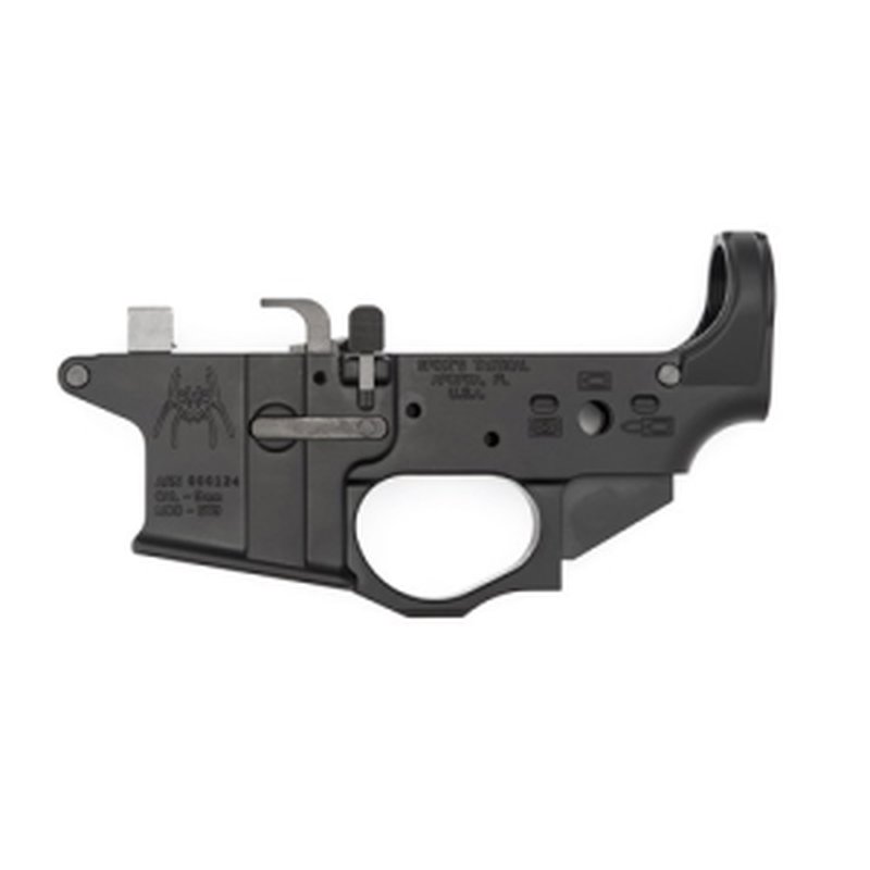 SPIKES TACTICAL Forged Colt 9mm Stripped Lower Receiver - Spider Stamp