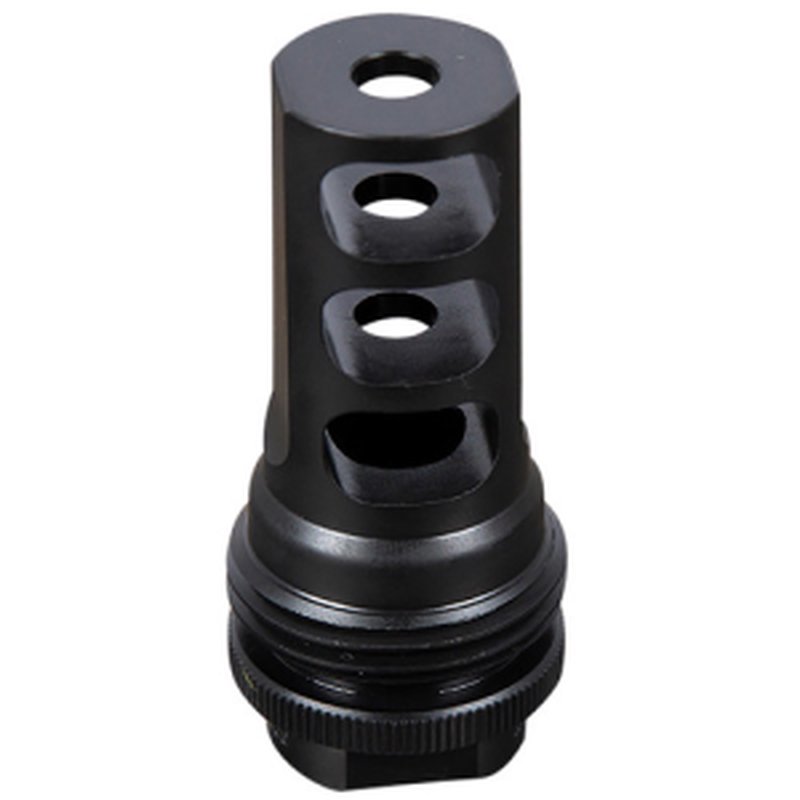 SILENCERCO Specwar Muzzle Brake 6.5/270 Cal 1/2x28 Black