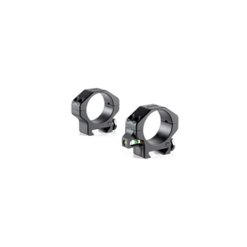 Ruff's Precision CLR-34885 34mm Riflescope Ring Set with Co-Linear Bubble Level Matte Black Low