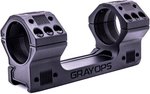 Gray Ops CNC Precision 1-Piece Picatinny 20 MOA Scope Mount 35mm Rings 1.260 Height