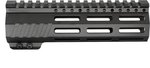JE Machine Tech AR-15 Ultralightweight Minimalist Full Top Rail 7 in No Anti Rotation Tabs Black