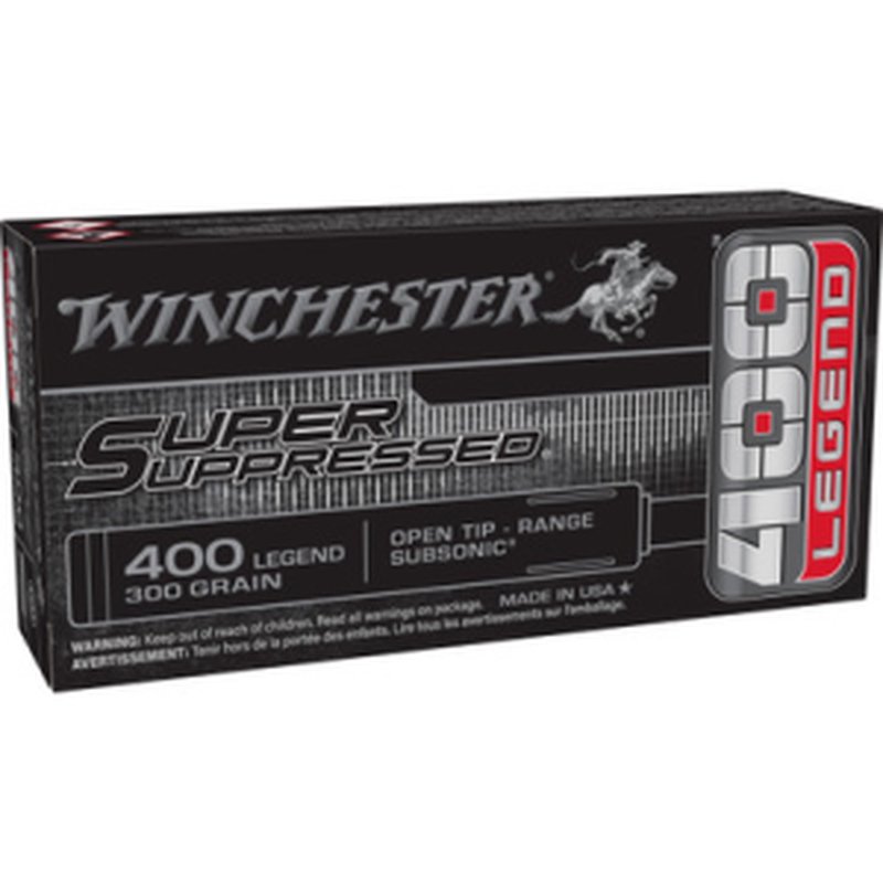 Winchester Super Suppressed 400 Legend 300 Grain Soft Point 20-Round