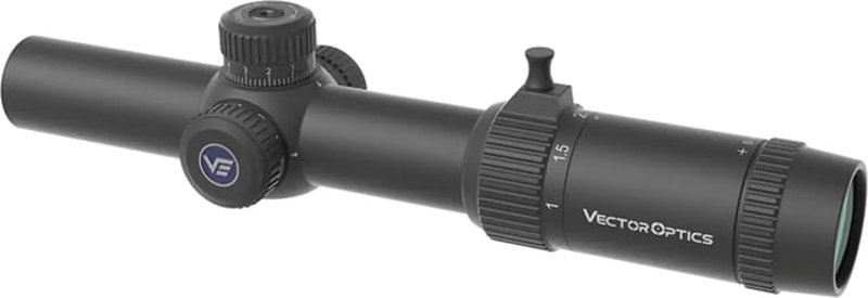 Vector Optics Forester 1-5x24 30mm Tube LPVO Rifle Scope, Second Focal Plane