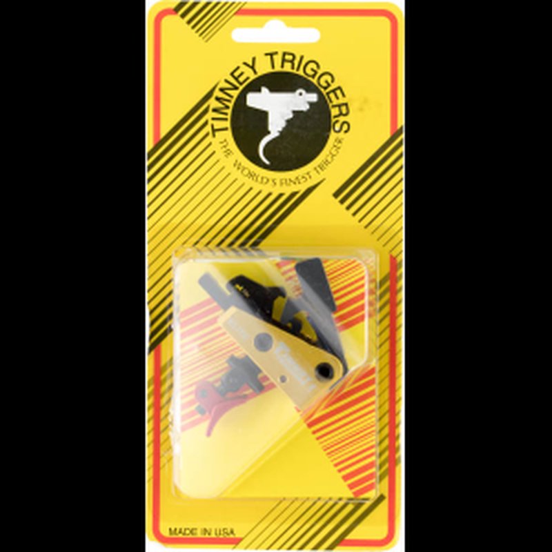 Timney Triggers Calvin Elite AR-Platform Drop-In Trigger 1.5-2 Lbs Black and Gold