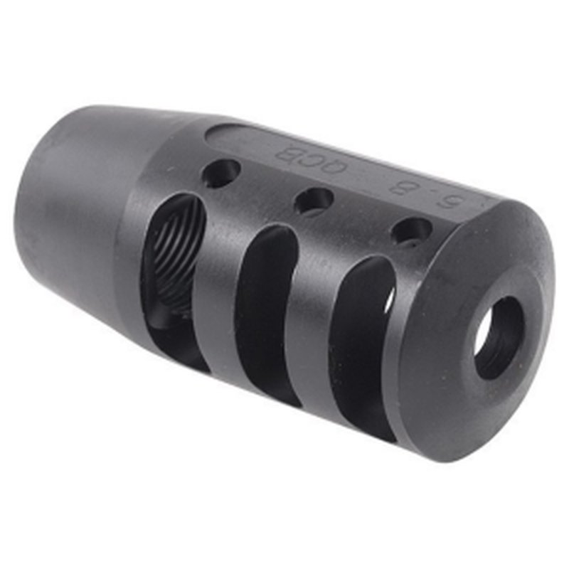 PRI Quiet Control Muzzle Brake 5/8"-24 Thread AR-15 6.8mm Remington SPC Steel Matte