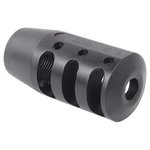 PRI Quiet Control Muzzle Brake 5/8"-24 Thread AR-15 6.8mm Remington SPC Steel Matte