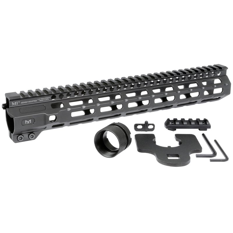 Midwest Industries Combat Rail 12.625in M-LOK Free Float AR-15 Handguard MI-CRM12.625