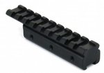 Tacfire Dovetail To Weaver Base Mount Black MRU004