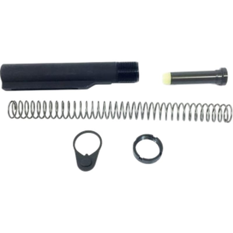 DPMS DP-15 AR-15 Buffer Tube Assembly Black, 6-Position, Includes Buffer, Spring, Castle Nut, Latch Plate.