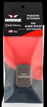 Warne Tactical Glock 19/23 Magazine Extension MEG1932DE +3 9mm +2 .40 FDE