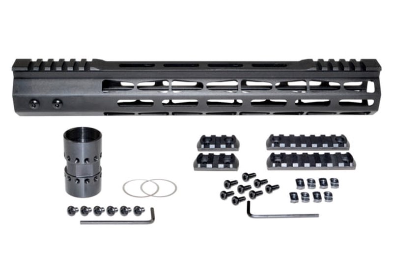 Presma AR-10 LR 308 Super Light M-LOK Series Free Float Handguards w/ Partial Top Rail, DPMS Low Profile