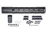 Presma AR-10 LR 308 Super Light M-LOK Series Free Float Handguards w/ Partial Top Rail, DPMS Low Profile