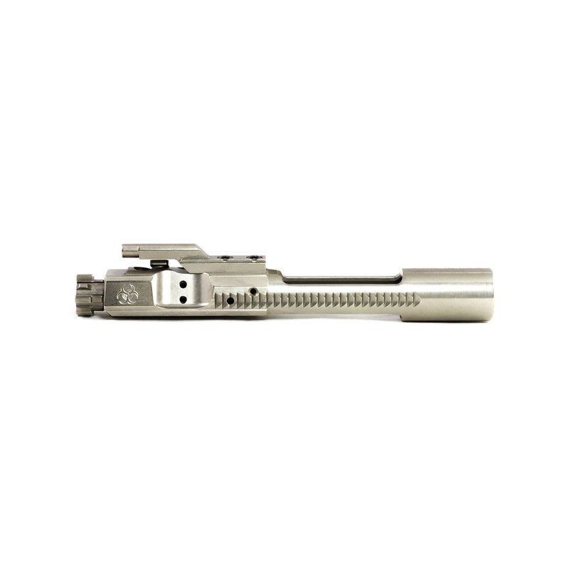 Black Rain Ordnance .223/5.56 Left Hand AR-15 Bolt Carrier Group With Biohazard Engraving, Nickel Boron Coated