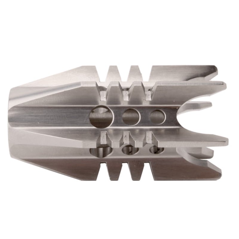 Tiger Rock AR 9mm Booster Flash Hider 1/2x36 Thread Stainless Melonite