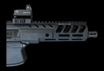 Samson MPX-8 MPX handguard rail M-LOK slots top Picatinny 010403101
