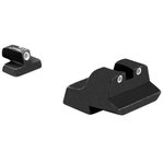 Trijicon SA14 600379 10mm Long Rear 3-Dot Night Sight Set