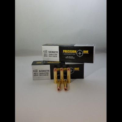 True Shot Ammo Precision One 450 Bushmaster 230 Grain FMJ Ammunition