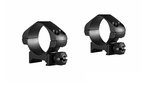Hawke Precision Steel Ring Mounts 30mm 2 Piece Weaver Low