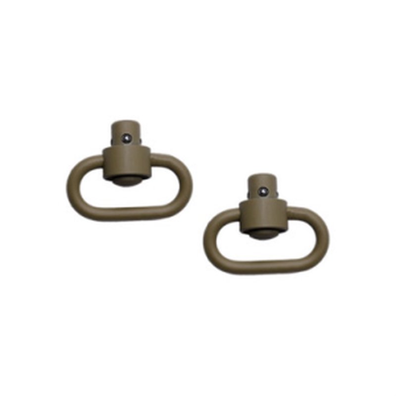 GrovTec GTSW253 Push Button Sling Swivel for 1-1/4" Slings, FDE CERAKOTE